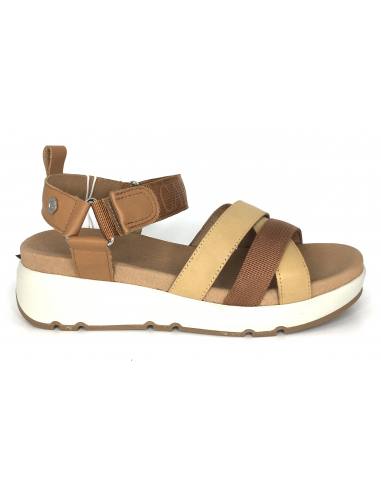 SANDALIAS CUÑA CARMELA 7452 68468 CUERO