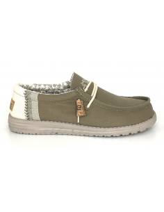 MOCASINES DUDE 7506 WALLY LINEN NAT TAUPE