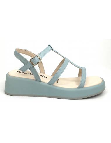 SANDALIAS CUÑA PATRICIA MILLER 8709 6073 AZUL