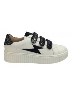 DEPORTIVOS VANESSA WU 9303 BK2445 NOIR BLANCO