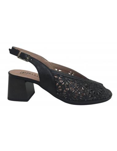 SANDALIAS TACÓN PITILLOS 9426 5691 NEGRO