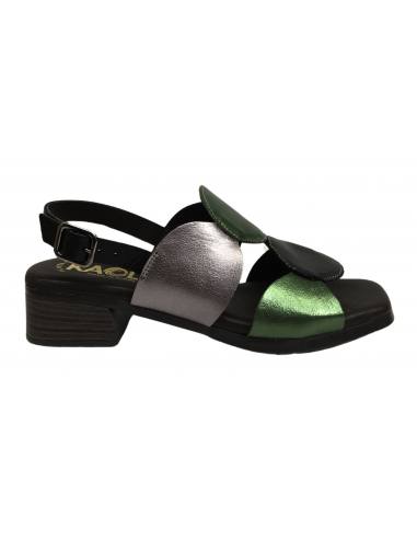 SANDALIAS PLANA KAOLA 9721 2677 NEGRO