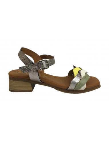 SANDALIAS PLANA KAOLA 9723 2678 PLATA