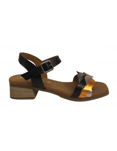 SANDALIAS PLANA KAOLA 9724 2678 NEGRO