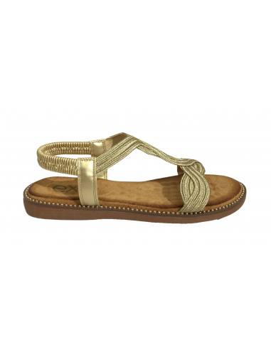 SANDALIAS PLANA EXE 9747 ZF1982 ORO