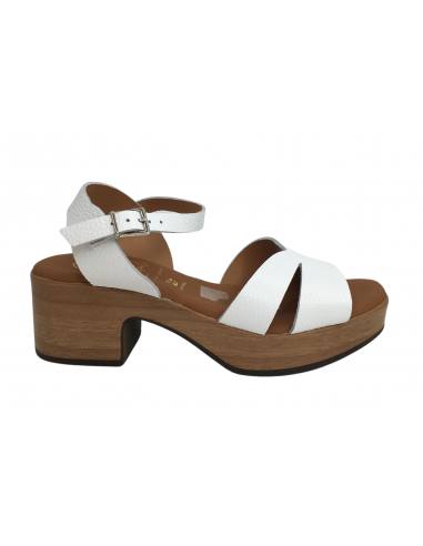 SANDALIAS TACÓN SANDALS 9834 5381 BLANCO