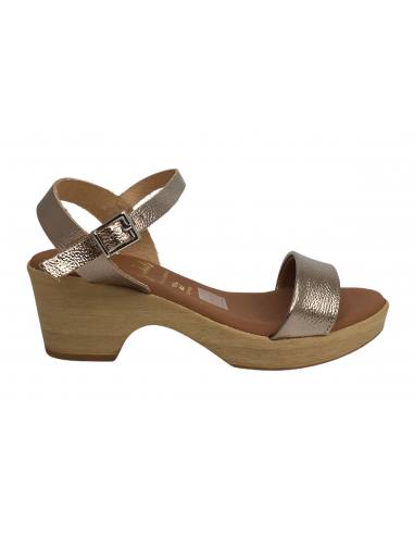 SANDALIAS TACÓN SANDALS 9836 5376 ORO