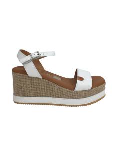 SANDALIAS CUÑA SANDALS 9839 5472 BLANCO