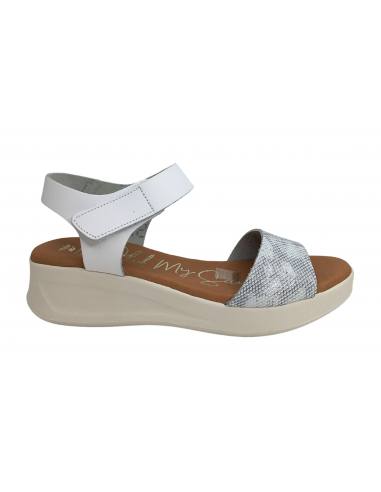 SANDALIAS CUÑA SANDALS 9856 5408 BLANCO