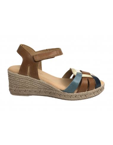 SANDALIAS CUÑA ANDARES 9828 437617 CUERO