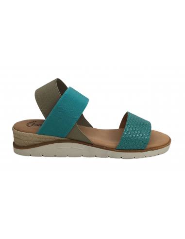 SANDALIAS PLANA XBONITA 9869 4409 TURQUESA