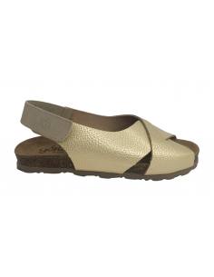 SANDALIAS PLANA YOKONO 9894 VILLA 175 ORO