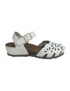 SANDALIAS CUÑA YOKONO 9885 MONACO 047 BLANCO