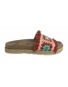 SANDALIAS PLANA YOKONO 9892 RUBIA 006 ROSA