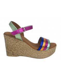 SANDALIAS CUÑA EVA FRUTOS 9909 1990 MULTI