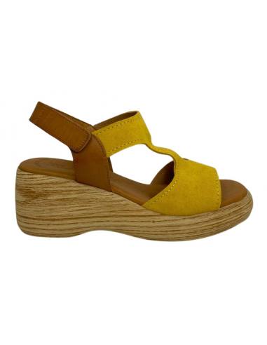 SANDALIAS CUÑA EVA FRUTOS 10067 4708 AMARILLO