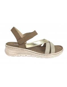 SANDALIAS PLANA WALK & FLY 10090 3066-48310 BEIGE