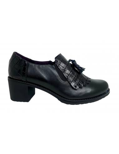 ZAPATOS ABOTINA PITILLOS 10279 10042 NEGRO