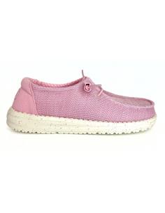 MOCASINES DUDE 11675 WENDY STRETCH SOX ROSA