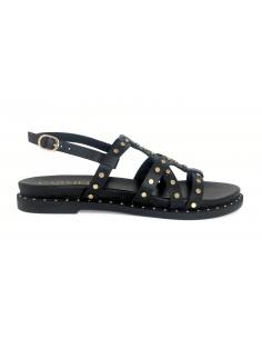 SANDALIAS PLANA CARMELA 11575 162392 NEGRO