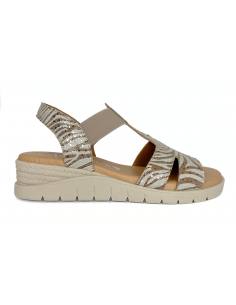 SANDALIAS PLANA VALERIA'S 11658 2032 CUERO