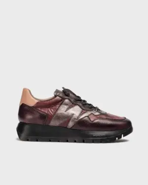 Deportivos Casual Wonders de Mujer modelo A-2491 en burdeos
