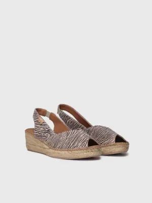 Alternative view of Sandalias Cuña Toni Pons de Mujer modelo BERNIA PIEL en multi