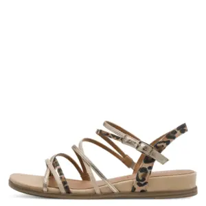 Sandalias Plana Tamaris de Mujer modelo 28103 en taupe