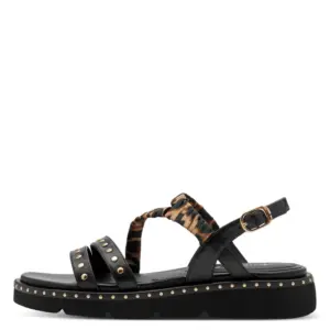 Sandalias Cuña Tamaris de Mujer modelo 28227 en negro