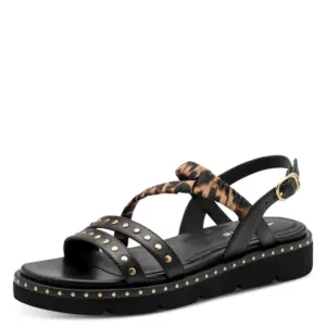 Alternative view of Sandalias Cuña Tamaris de Mujer modelo 28227 en negro