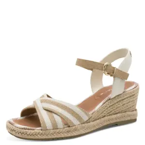 Alternative view of Sandalias Cuña Tamaris de Mujer modelo 28367 en beige
