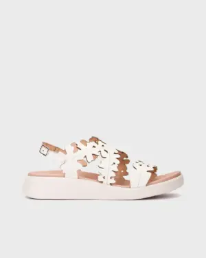 Sandalias Cuña Wonders de Mujer modelo C-6551 en beige