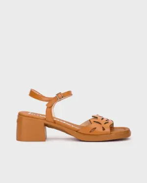 Sandalias Tacón Wonders de Mujer modelo D-2301 en cuero