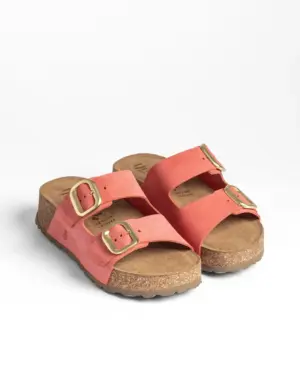 Alternative view of Sandalias Plana Yokono de Mujer modelo WI WI 003 en naranja