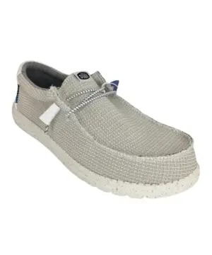 Alternative view of Mocasines Dude de Hombre modelo WALLY SPORT MESH en blanco