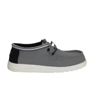 Mocasines Dude de Hombre modelo WALLY LETTERMAN en gris