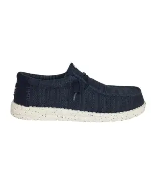 Mocasines Dude de Hombre modelo WALLY STRETCH MESH en azul
