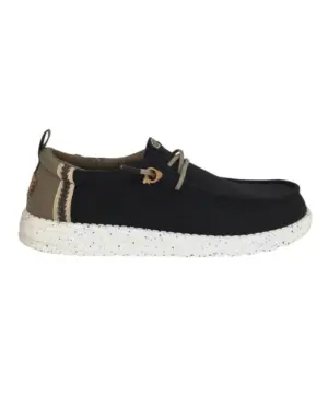 Mocasines Dude de Hombre modelo WALLY SUMMER LINEN en negro