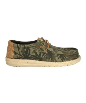 Mocasines Dude de Hombre modelo WALLY PALM JUTE en verde