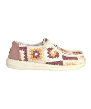 Mocasines Dude de Mujer modelo WENDY COTTAGE CROCHET en rosa