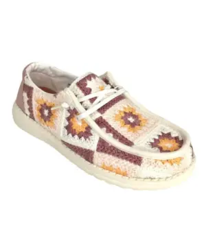 Alternative view of Mocasines Dude de Mujer modelo WENDY COTTAGE CROCHET en rosa