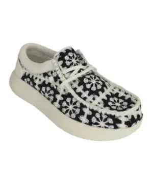 Alternative view of Mocasines Dude de Mujer modelo WENDY COMF COTTAGE CROCHET en negro