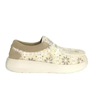Mocasines Dude de Mujer modelo WENDY COMF COTTAGE CROCHET en beige