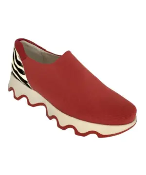 Alternative view of Zapatillas Lince de Mujer modelo 50165 en rojo