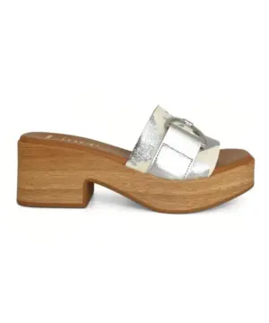 Zuecos Lince de Mujer modelo 52552 en plata