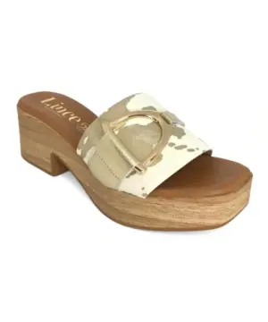 Alternative view of Zuecos Lince de Mujer modelo 52552 en oro