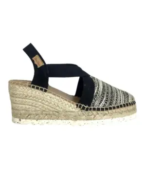 Sandalias Cuña Toni Pons de Mujer modelo TERRA CL NEGRO en negro