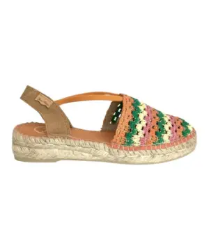 Sandalias Cuña Toni Pons de Mujer modelo EMILIA TERRA en naranja