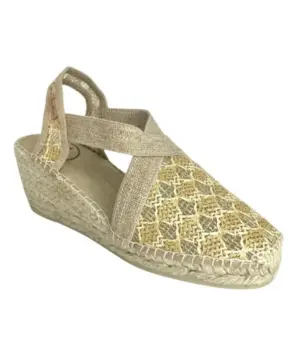 Alternative view of Sandalias Cuña Toni Pons de Mujer modelo TERRA TT NATURAL en beige