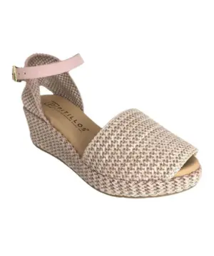 Alternative view of Sandalias Cuña Pitillos de Mujer modelo 10560 en rosa